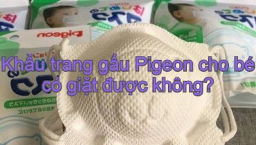 Khẩu Trang Gấu Pigeon Cho Bé có giặt được không? tốt không?